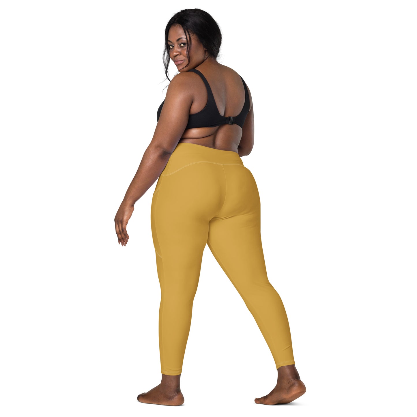 Dijon Gold "Jubilee" Leggings with Pockets (Plus)