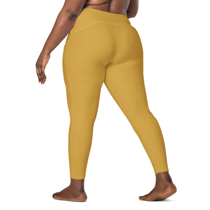 Dijon Gold "Jubilee" Leggings with Pockets (Plus)