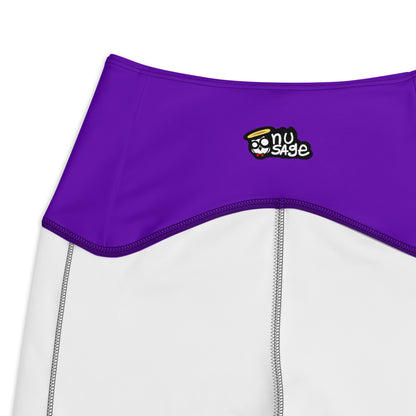 Purple Violet "Jubilee" Leggings with Pockets (Plus) 2