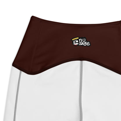 Deep Brown "Jubilee" Leggings with Pockets (Plus)