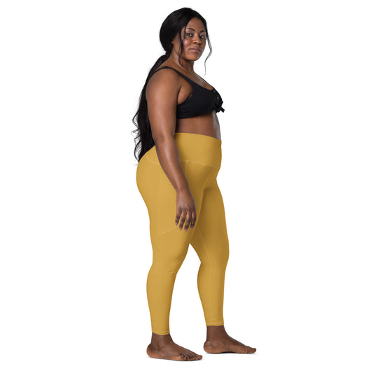 Dijon Gold "Jubilee" Leggings with Pockets (Plus)