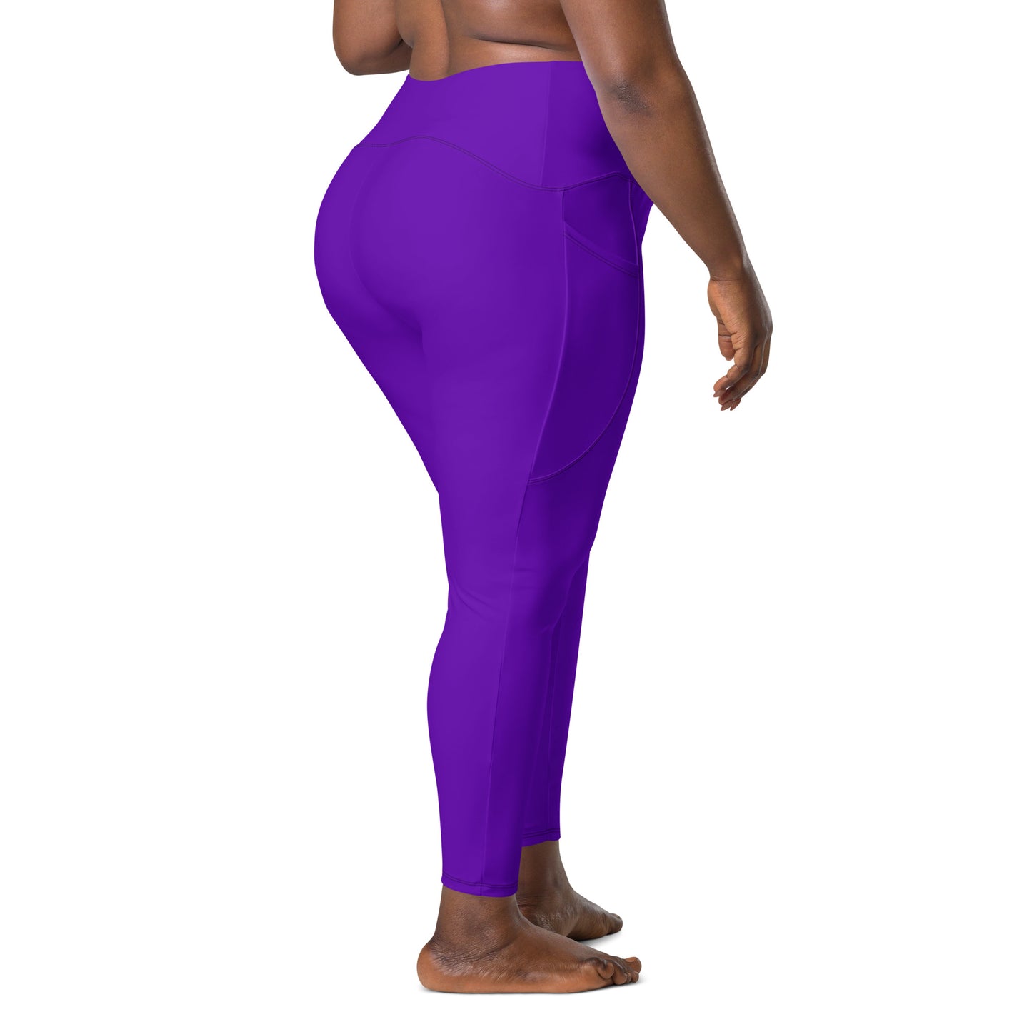 Purple Violet "Jubilee" Leggings with Pockets (Plus) 2