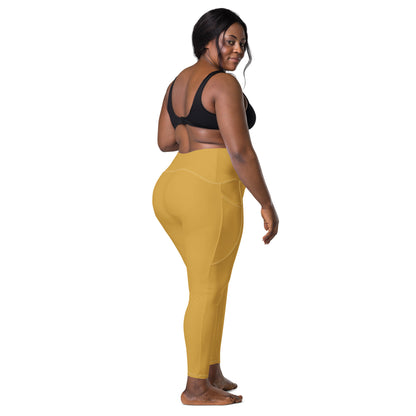 Dijon Gold "Jubilee" Leggings with Pockets (Plus)