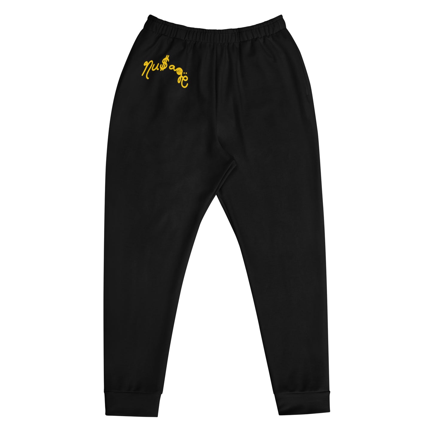 NuSage Gold Logo Men's Joggers (Black)