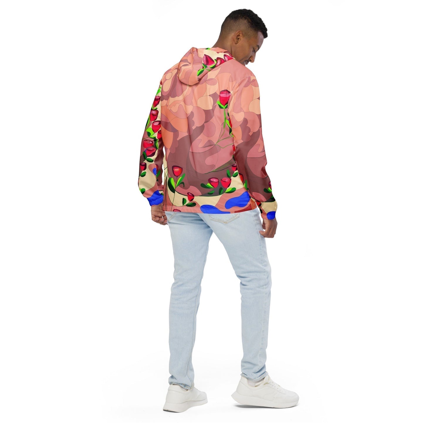 "Blissful Dragon" Men’s Windbreaker (Plus)