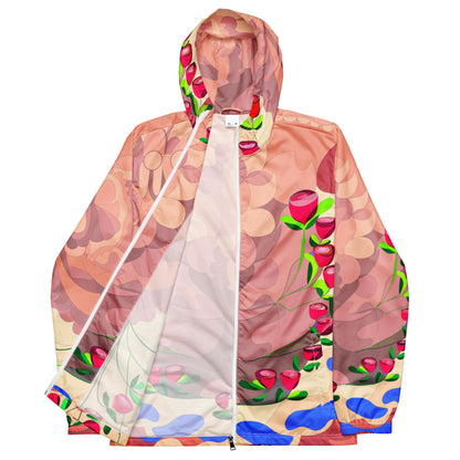 Pinky Mauve Large Men's Windbreaker