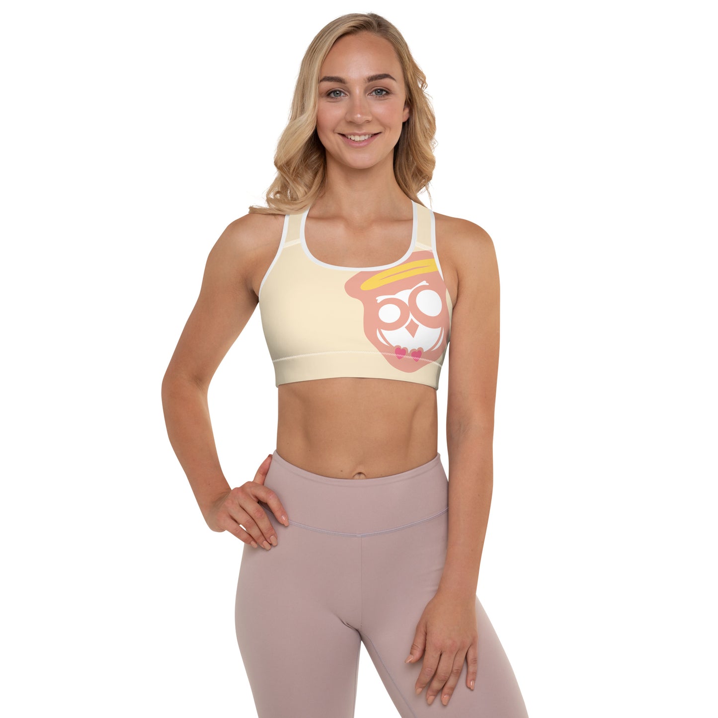 Creamy Padded Sports Bra