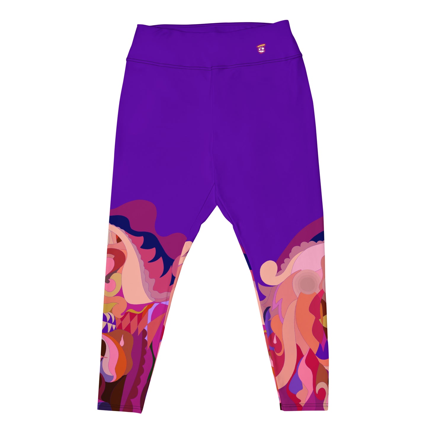 Purple Violet "Jubilee" Plus Size Leggings