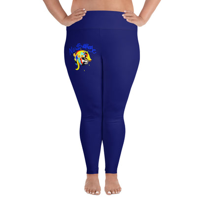 ‘’Pharaoh” Royal Blue Plus Size Leggings