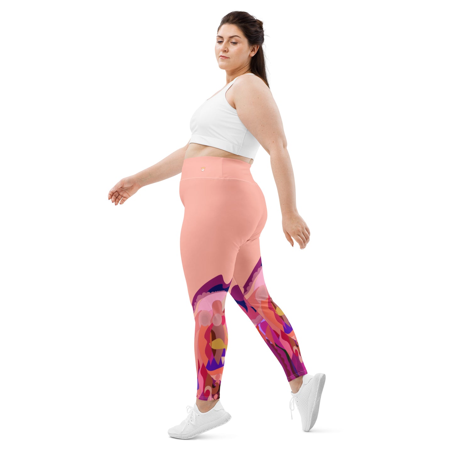 Bubblegum Pink "Jubilee" Plus Size Leggings