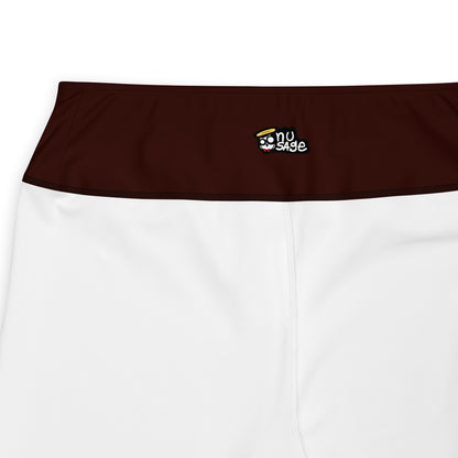 Deep Brown "Jubilee" Plus Size Leggings