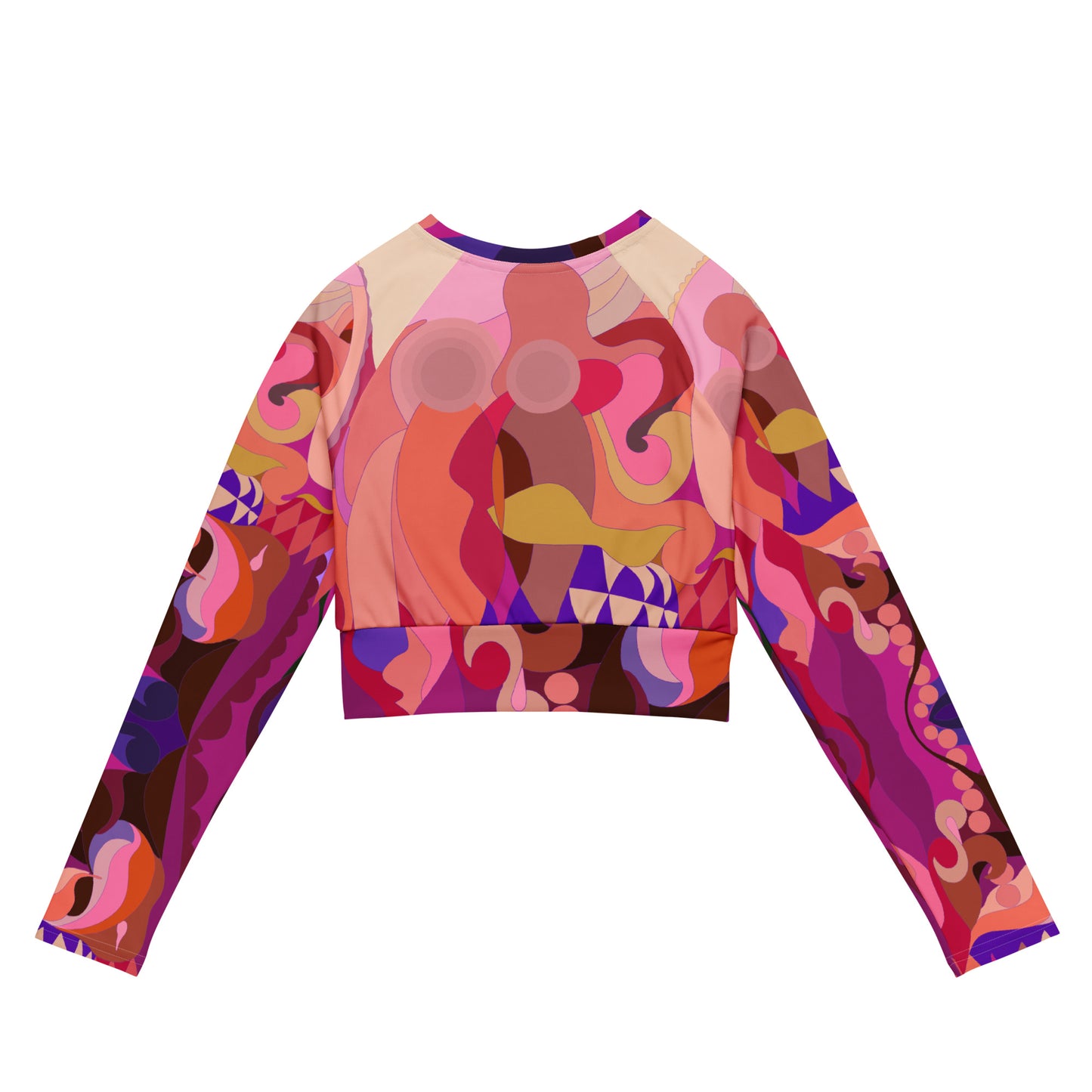 Jubilee Purple Grace Long-Sleeve Crop Top