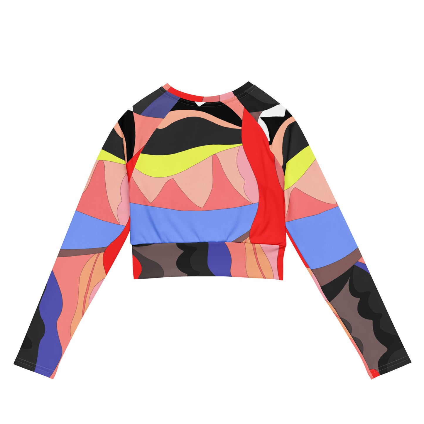 Ice Cream Long-Sleeve Crop Top