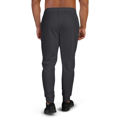 NuSage Blue Logo Men's Joggers (Charcoal)