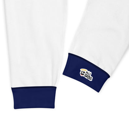 NuSage Blue Logo Men's Joggers (Midnight Navy Blue)