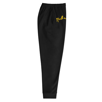 NuSage Gold Logo Men's Joggers (Black)