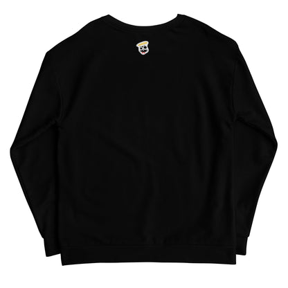 Grace White Women's Sweatshirt (Black) (Plus Size)