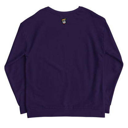 NuSage Awaken Women's Sweatshirt (Deep Purple) (Plus Size)