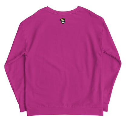 NuSage Awaken Pocket Women's Sweatshirt (Dark Pink)