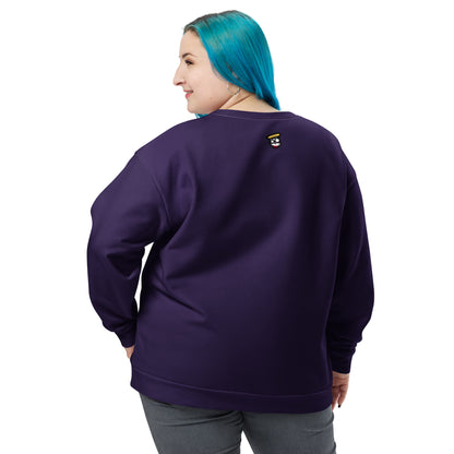 NuSage Awaken Pocket Women's Sweatshirt (Deep Purple)