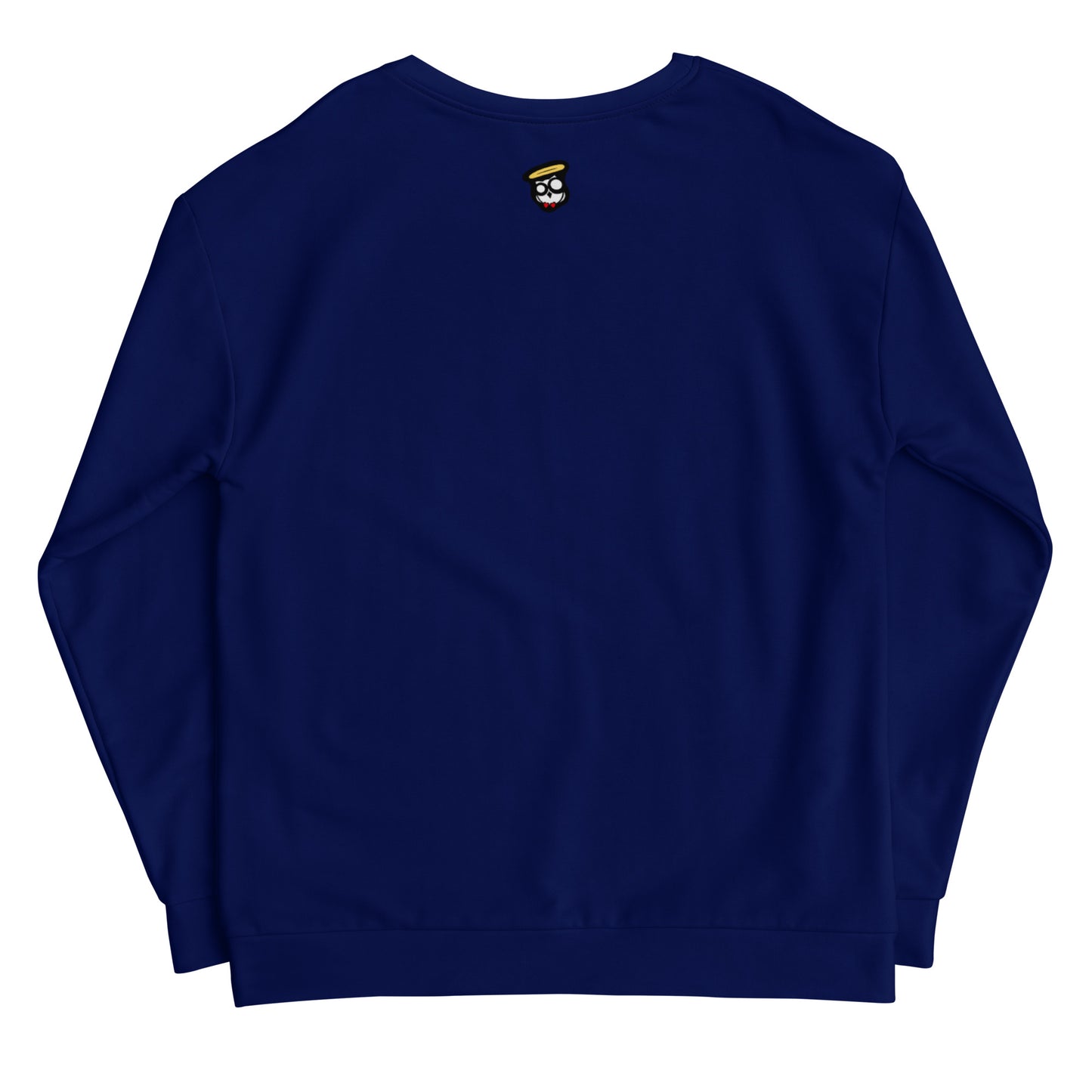 NuSage Blue Wordmark Sweatshirt (Navy Midnight Blue) (Plus Size)