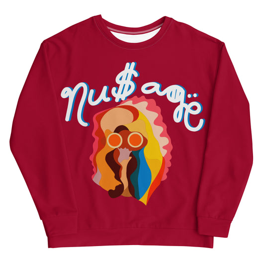 NuSage Awaken Women's Sweatshirt (Cherry Red)