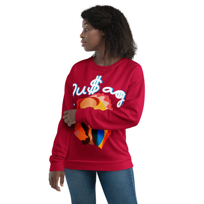 NuSage Awaken Women's Sweatshirt (Cherry Red)