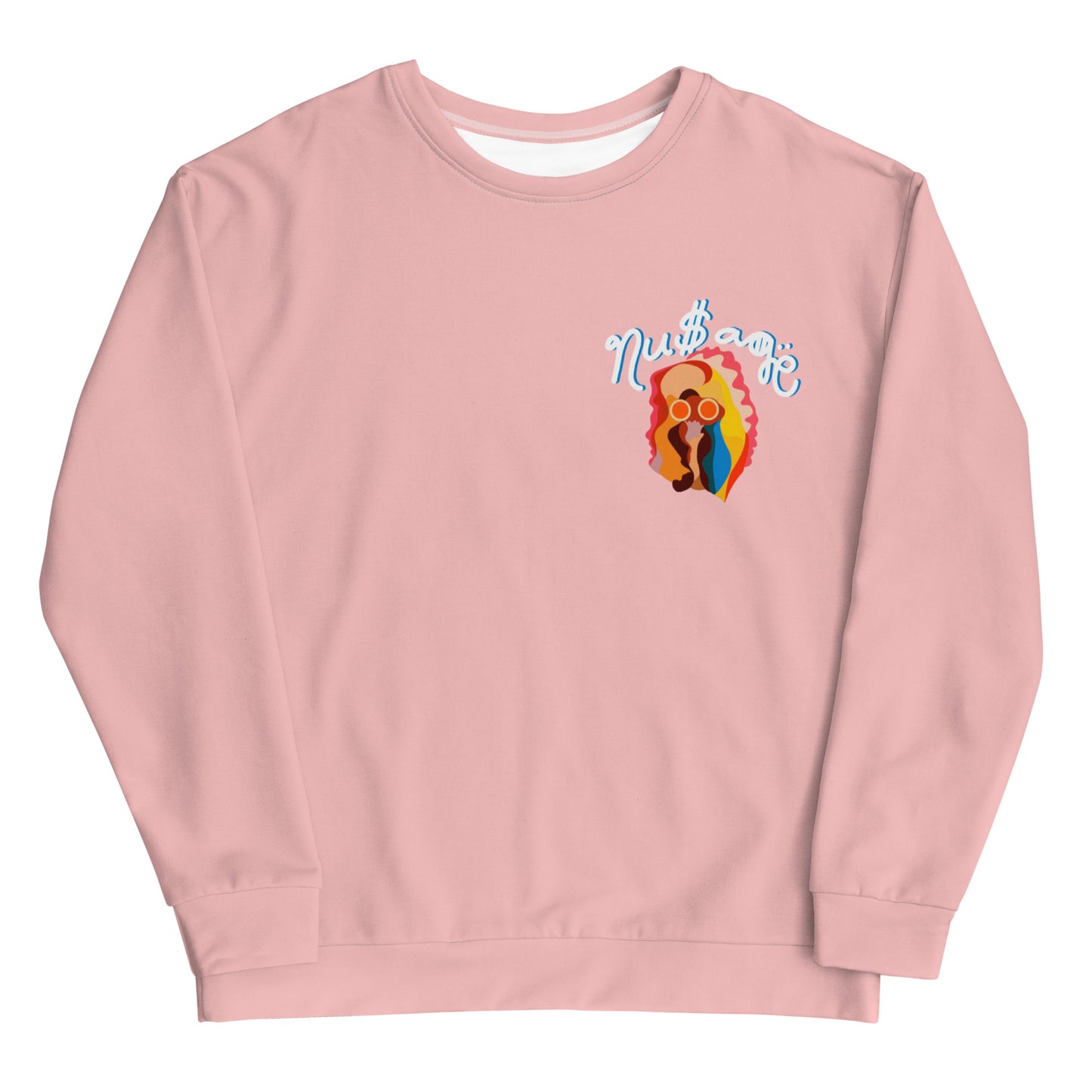 NuSage Awaken Pocket Women's Sweatshirt (Soft Pink)