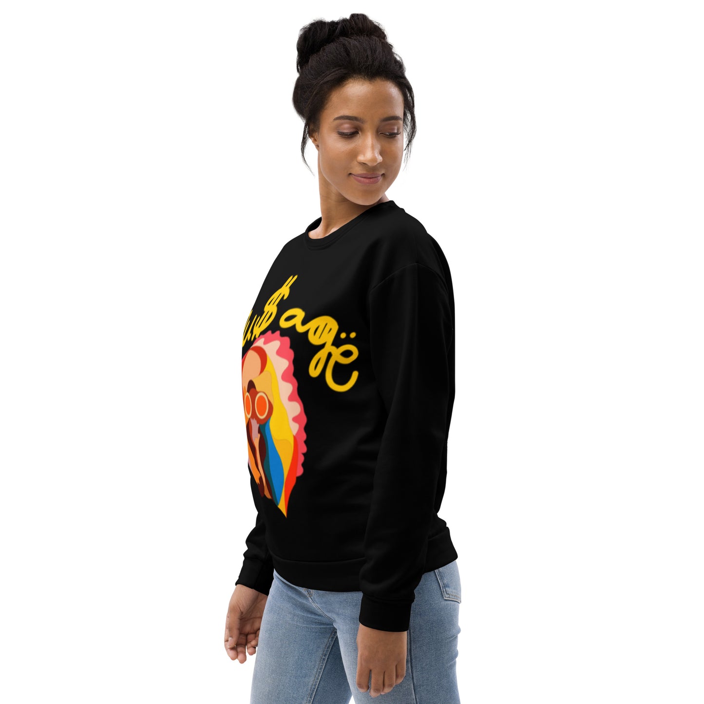 NuSage Gold Awaken Women's Sweatshirt (Black)