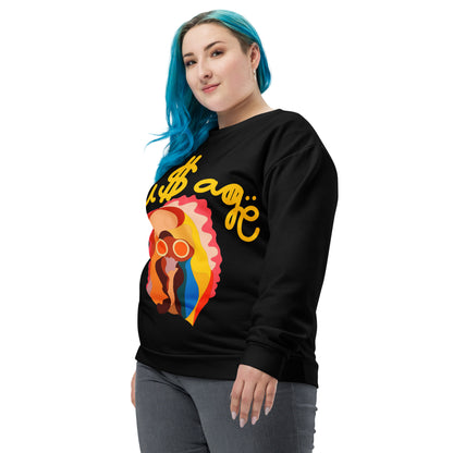 NuSage Gold Awaken Women's Sweatshirt (Black)