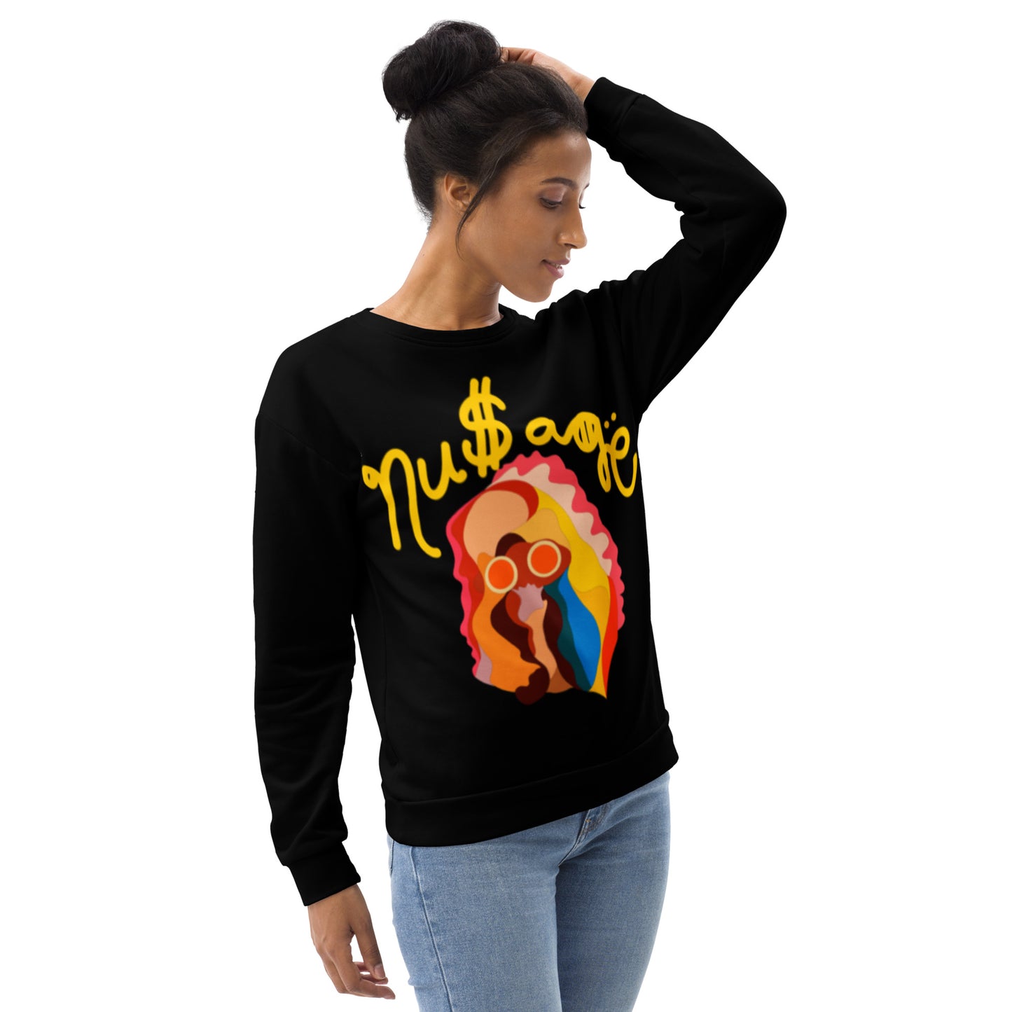 NuSage Gold Awaken Women's Sweatshirt (Black)