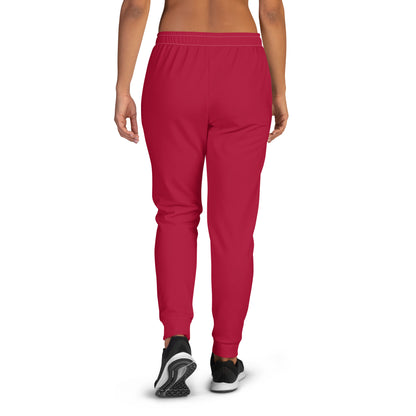 NuSage White with Blue Accent Awaken Women's Joggers (Cherry Red)