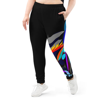 Canine in Maze Women's Joggers (Plus)