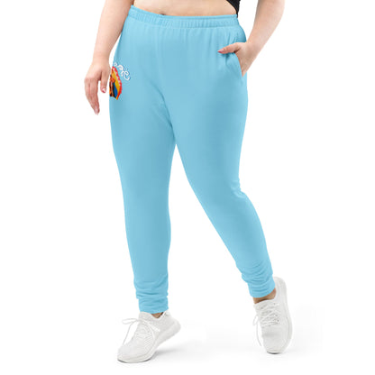 NuSage Awaken Women's Joggers (Baby Blue) (Plus Size)