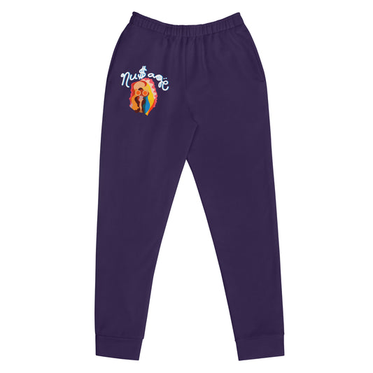 NuSage Awaken Emblem Women's Joggers (Deep Purple)