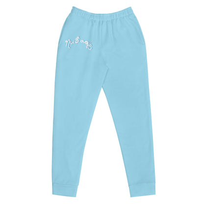 NuSage Blue Logo Women's Joggers (Baby Blue)