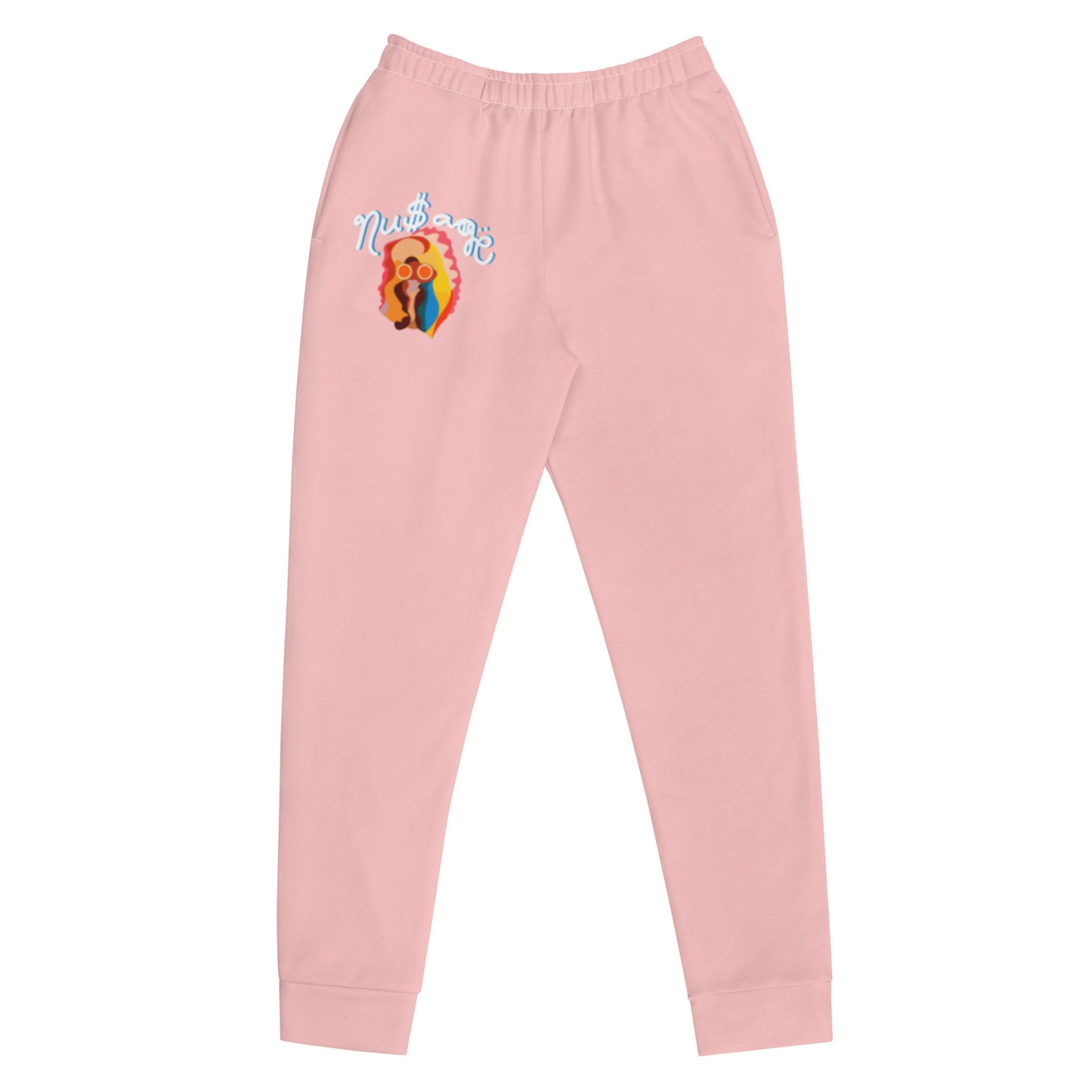 NuSage Awaken Emblem Women's Joggers (Soft Pink) (Plus Size)