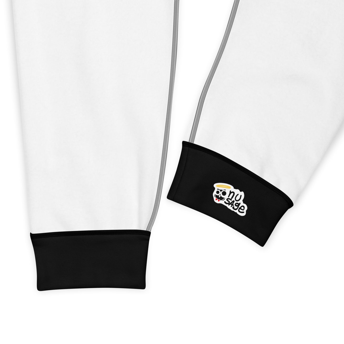 NuSage White with Blue Accent Awaken Women's Joggers (Black)