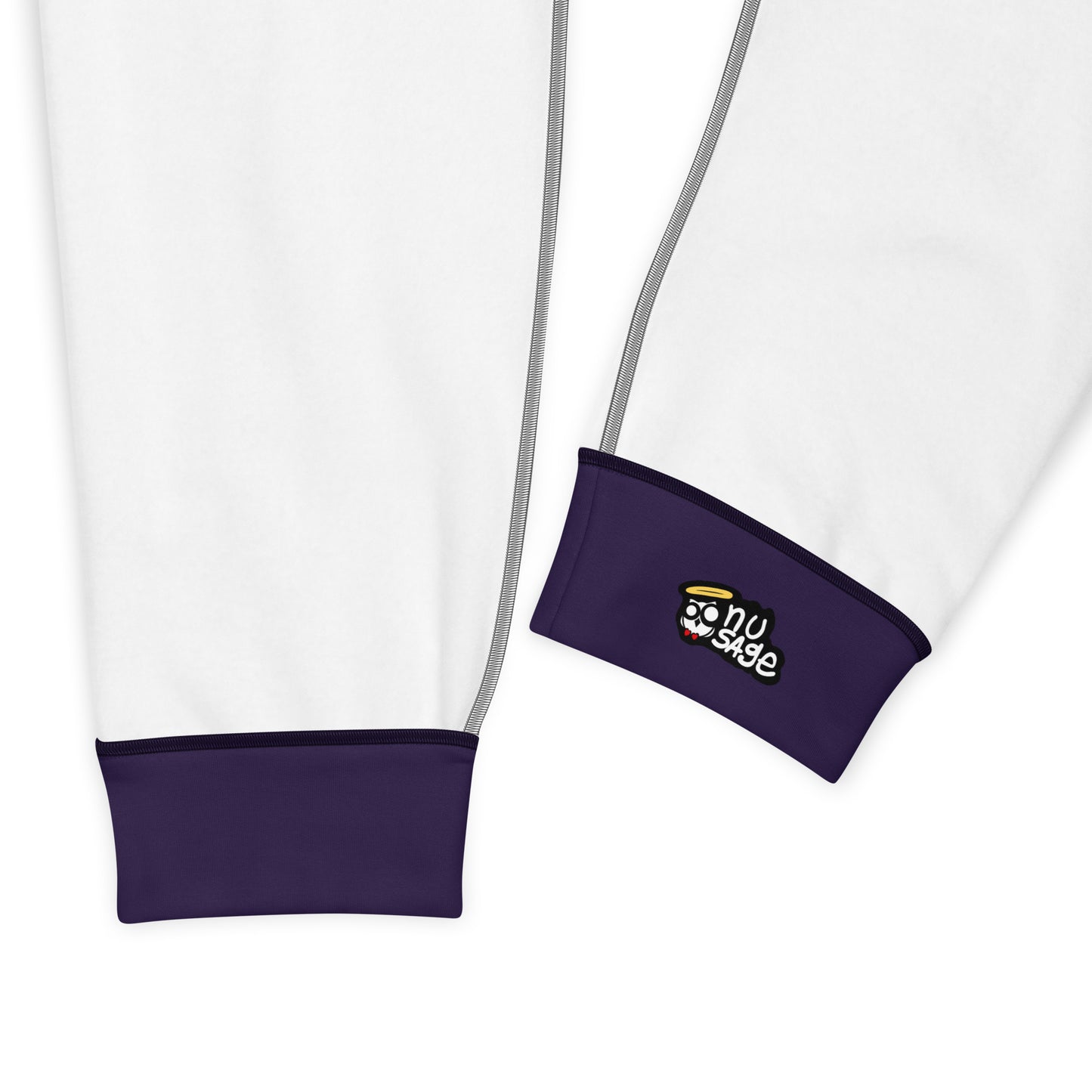 NuSage Blue Logo Women's Joggers (Deep Purple)