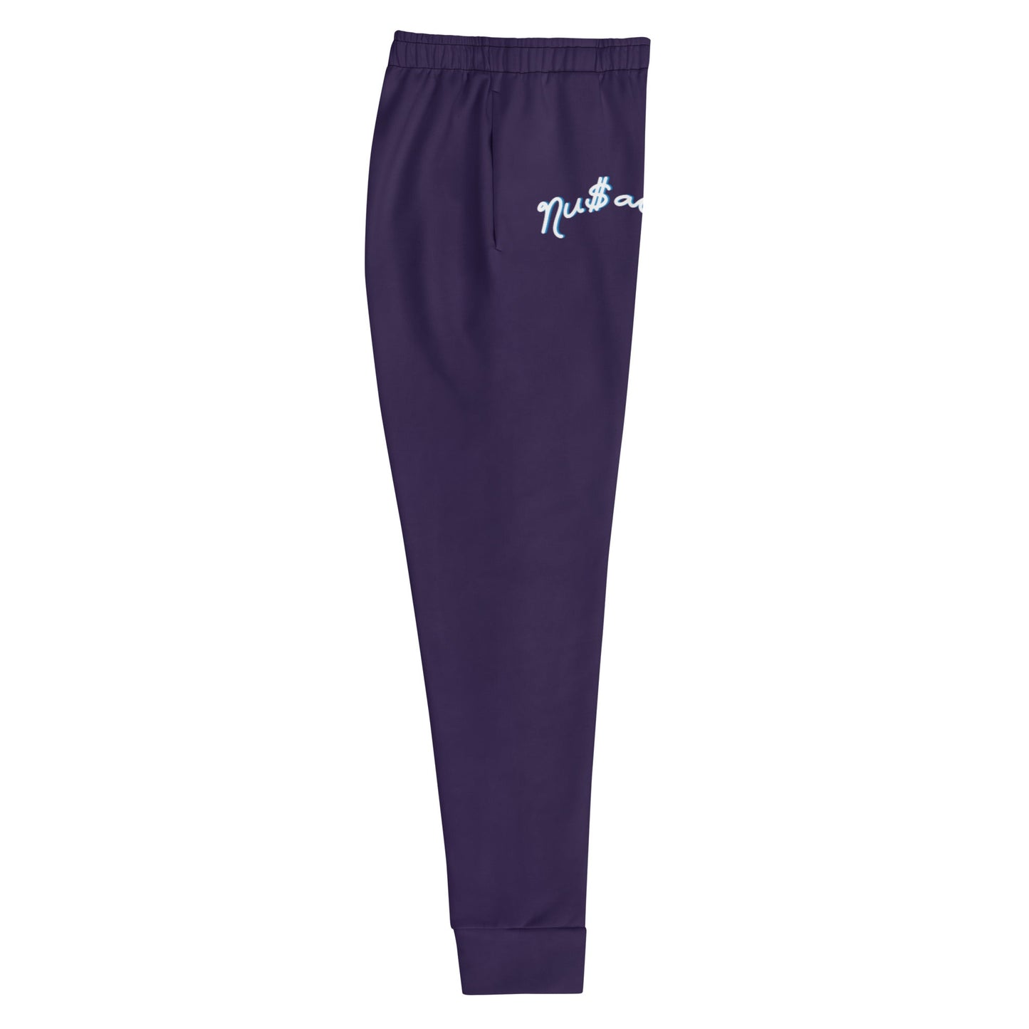 NuSage Blue Logo Women's Joggers (Deep Purple) (Plus Size)