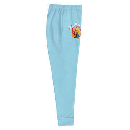 NuSage Awaken Women's Joggers (Baby Blue) (Plus Size)