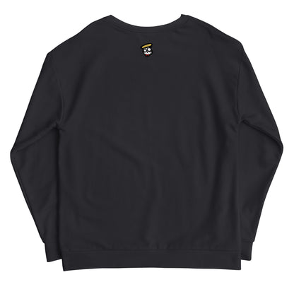 NuSage Blue Wordmark Sweatshirt  (Charcoal)