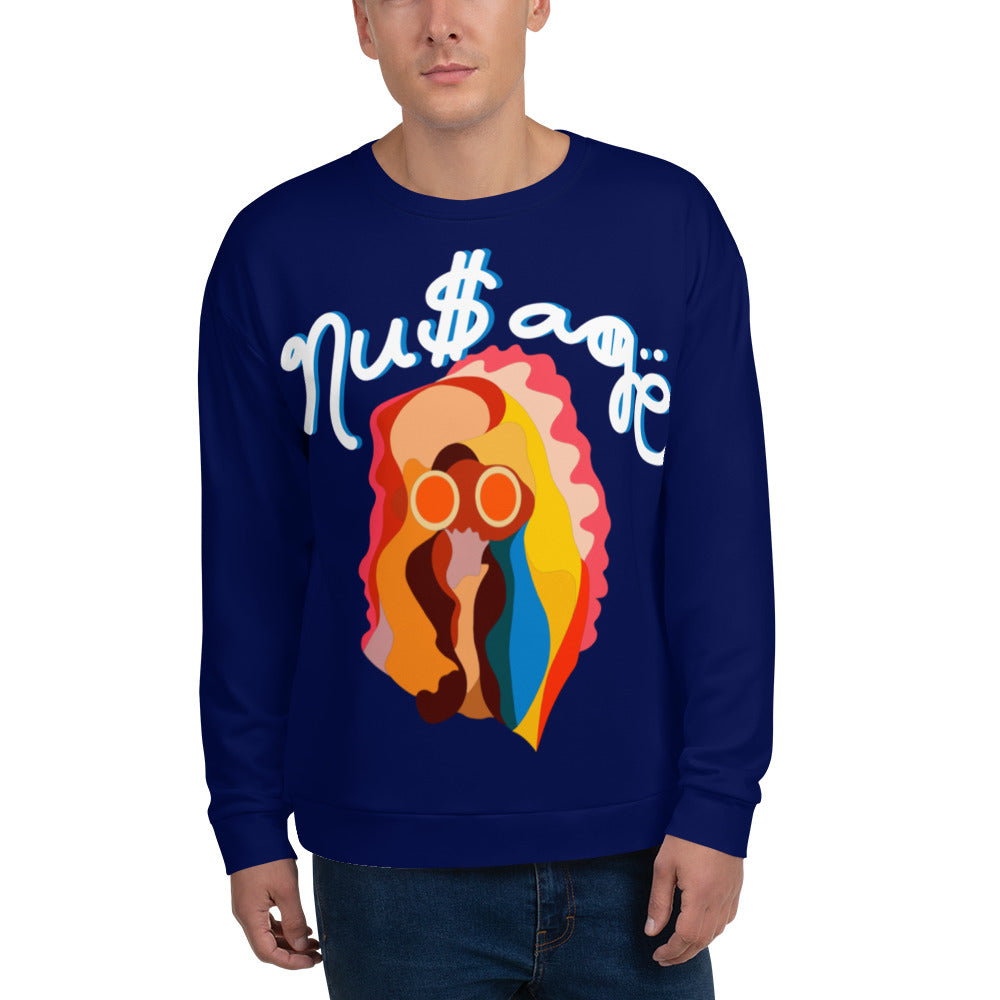 NuSage Blue Awaken Sweatshirt (Navy Midnight Blue)