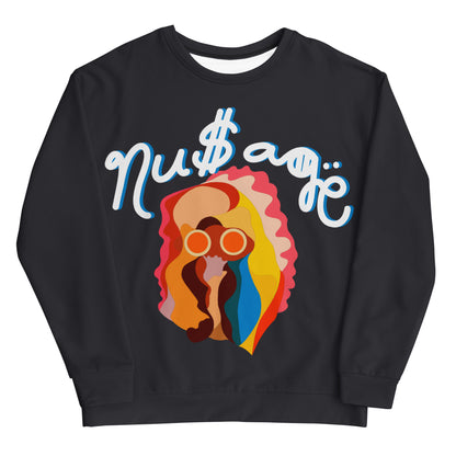 NuSage Blue Awaken Sweatshirt (Charcoal)