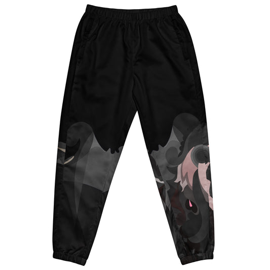 Charcoal Black Pharaoh Cotton Candy Track Pants (Men's)