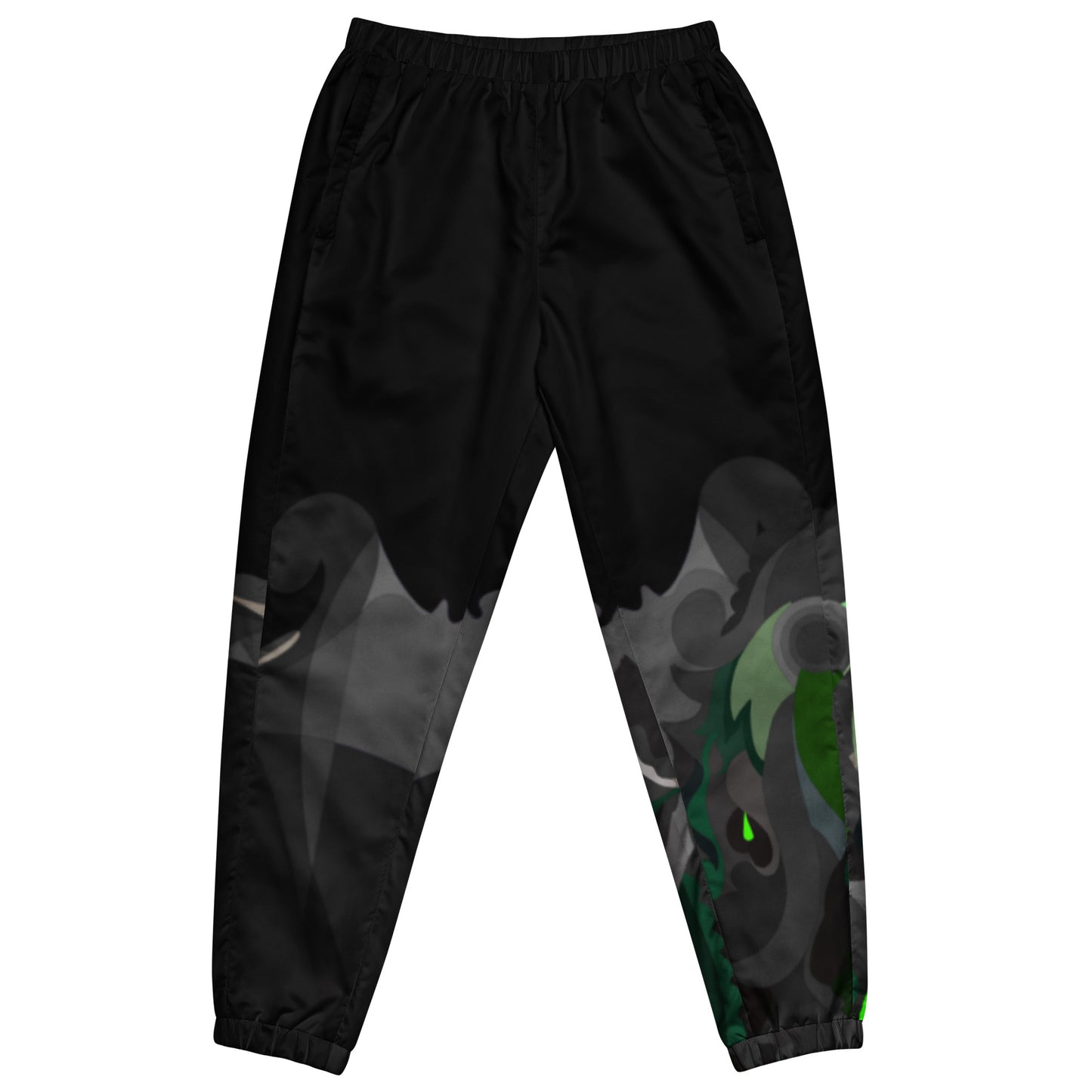 Charcoal Black Pharaoh Forest Green Track Pants (Women's)