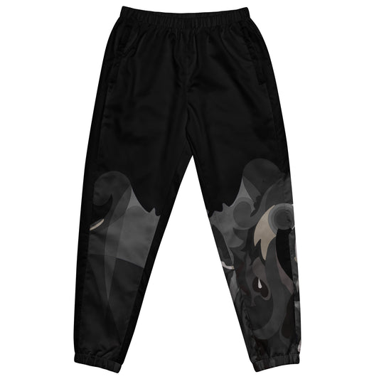 Charcoal Black Pharaoh Gray Track Pants (Men's)