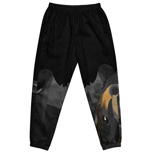 Charcoal Black Pharaoh Vanilla Cream Track Pants (Men's)