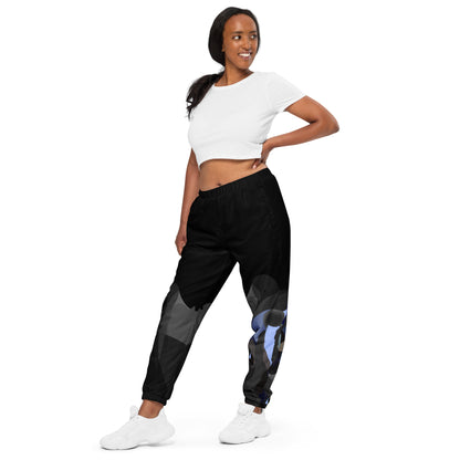 Charcoal Black Pharaoh Royal Blue Track Pants (Women's)