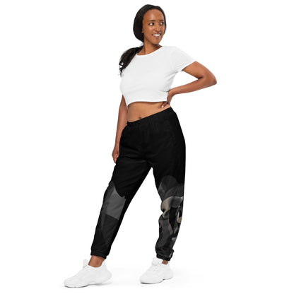 Charcoal Black Pharaoh Gray Track Pants (Women's)